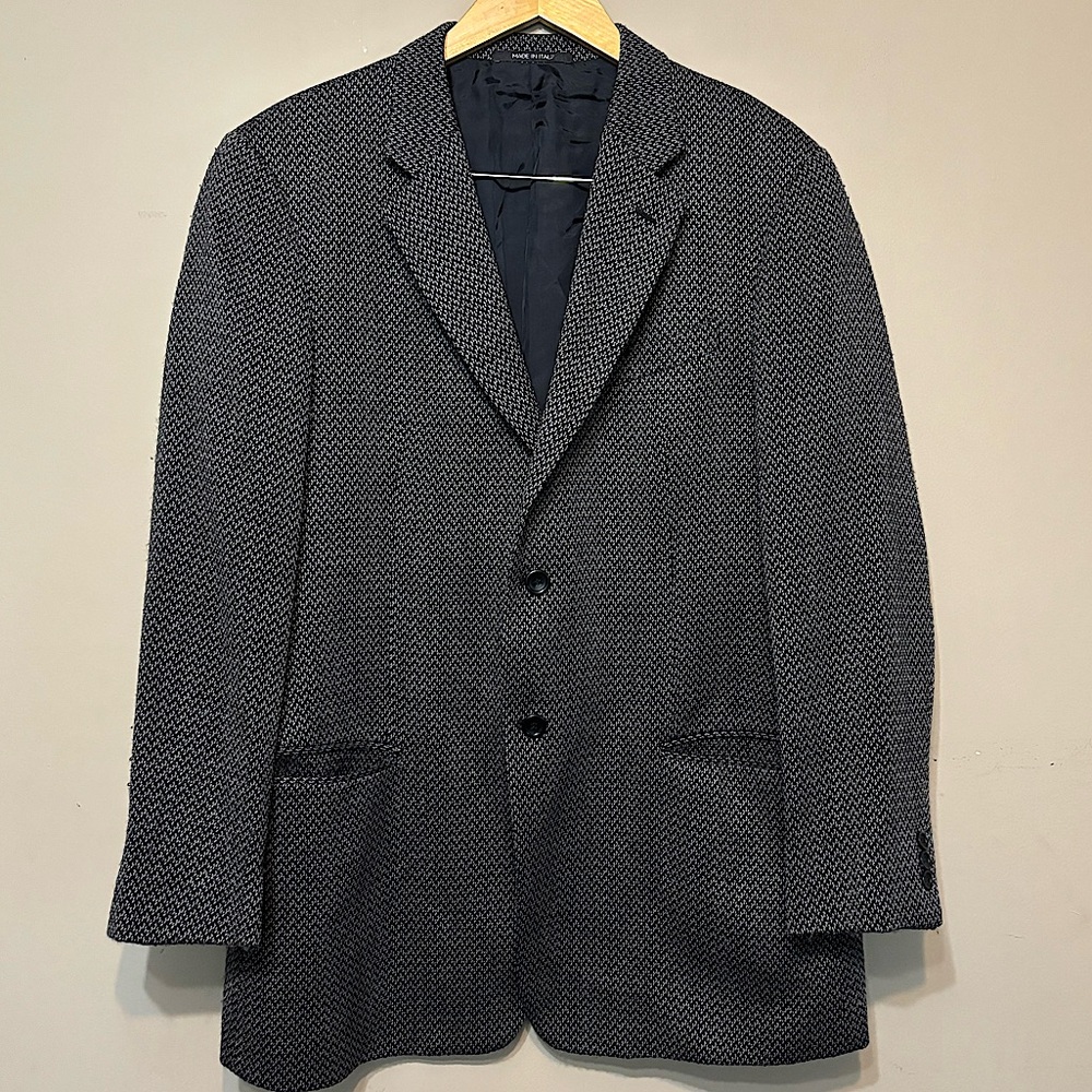 🇮🇹 ARMANI COLLEZZIONI Vintage Made In Italy Wool Blazer